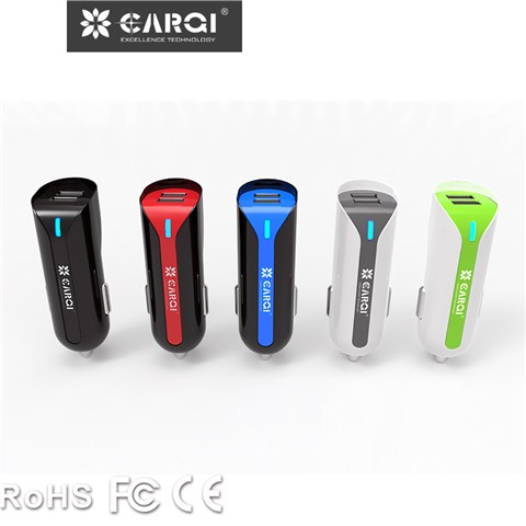 廠家私模雙口USB車載充電器2.4A DC24L02