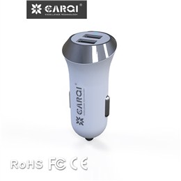 批發(fā)雙口USB車充 2.4ADC24L01