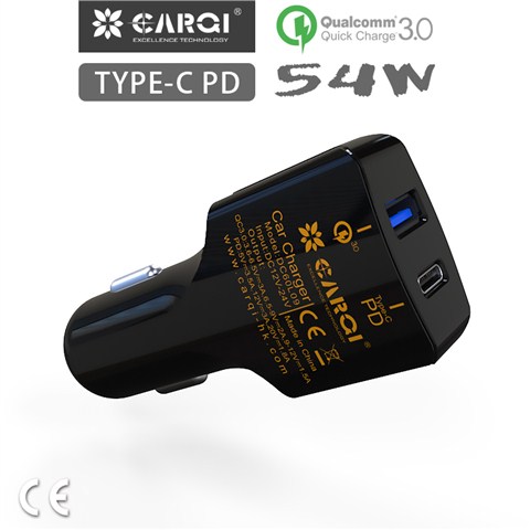 車載充電器 pd快充 QC3.0+TypecDC60L09