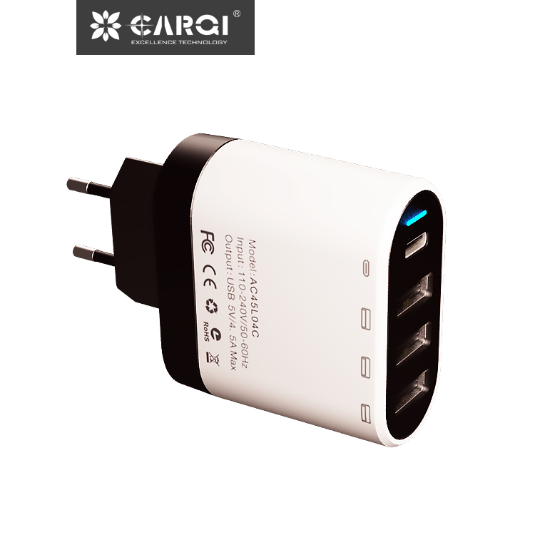 Type-C4口4.5A歐規(guī)旅行充電器AC45L04C-750x750-51