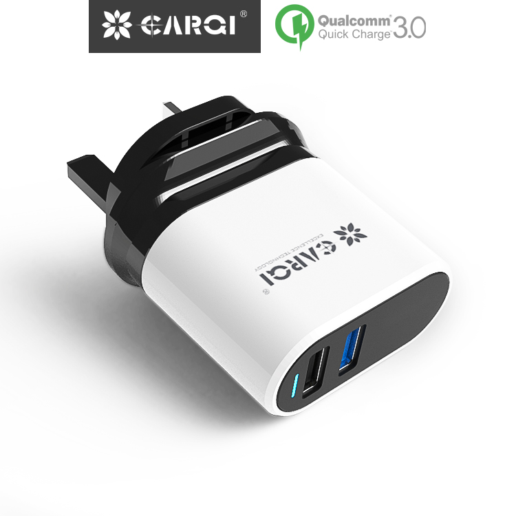 AC45L04Q英規(guī)雙口QC3快充4500mA手機(jī)充電器-主圖1